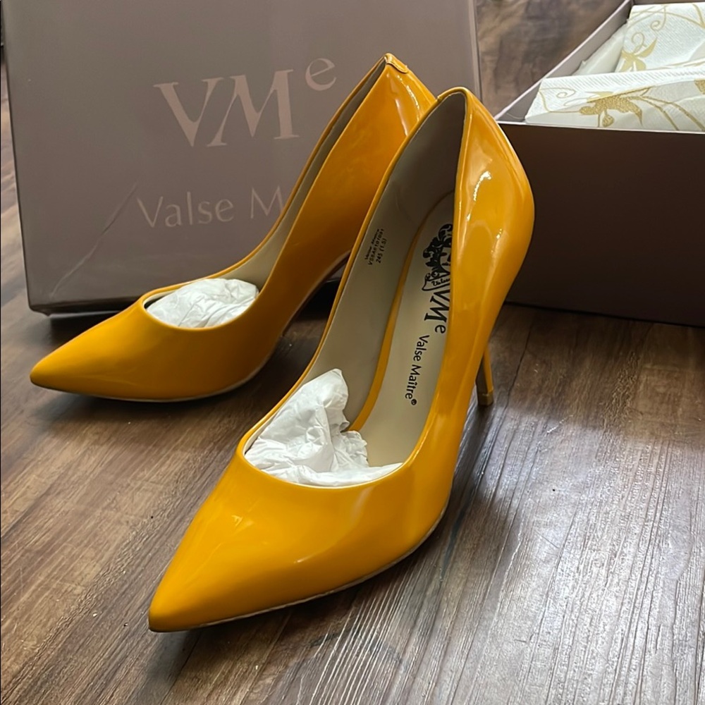 Yellow Women's Heels